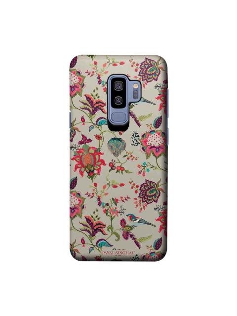 

macmerise Beige & Red Payal Singhal Chidiya Sublime Samsung Galaxy S9 Plus Back Case