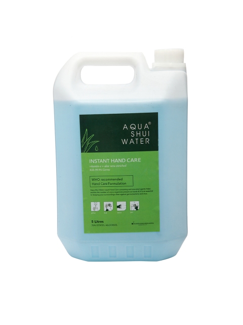 

Aqua Shui Water Blue Instant Hand Rub Sanitizer 5 L