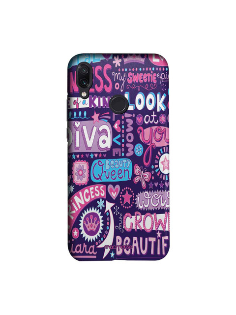 

macmerise Purple & Pink Diva Diaries Sublime Xiaomi Redmi Note 7 Back Cover