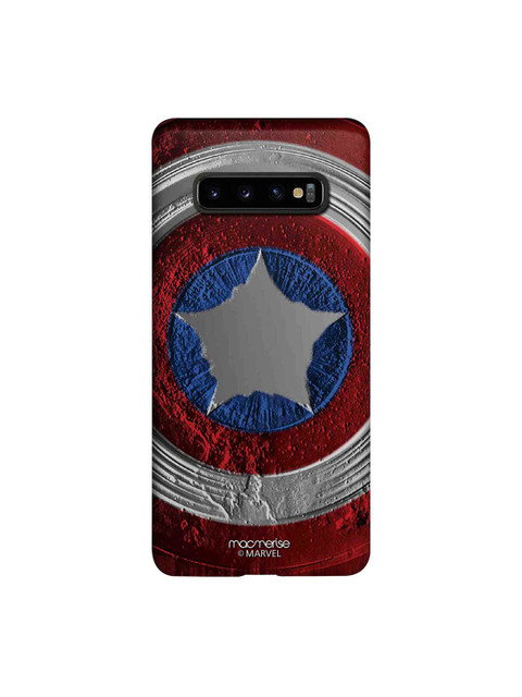 

macmerise Red & Grey Marvel Comics Stoned Shield Sublime Samsung Galaxy S10 Plus Back Case