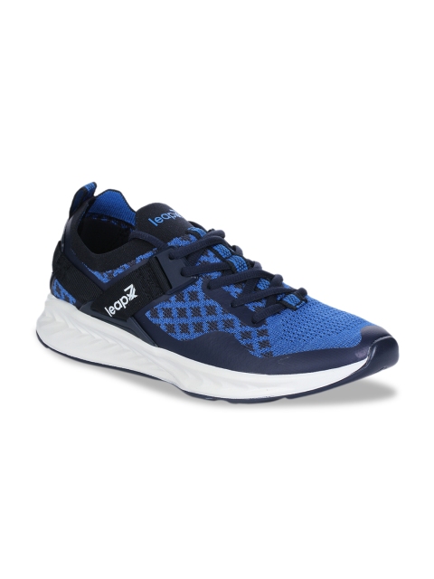 

Liberty Men Blue & Navy Blue Colourblocked Running Shoes