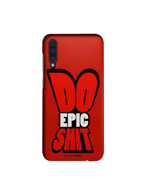 

macmerise Red & White Do Epic Shit Sublime Samsung Galaxy A50 Back Case