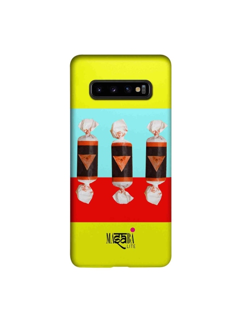

macmerise Yellow & Blue Masaba Cone Candy Sublime Samsung Galaxy S10 Plus Back Case
