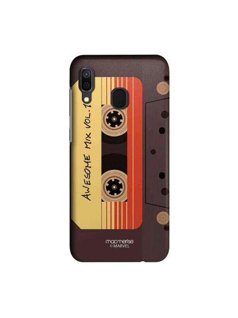 

macmerise Grey & Yellow Marvel Comics Awesome Mix Tape Sublime Samsung Galaxy A30 Back Case