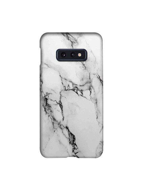 

macmerise White & Black Specialty materials marble Lu Sublime Samsung Galaxy S10E Case