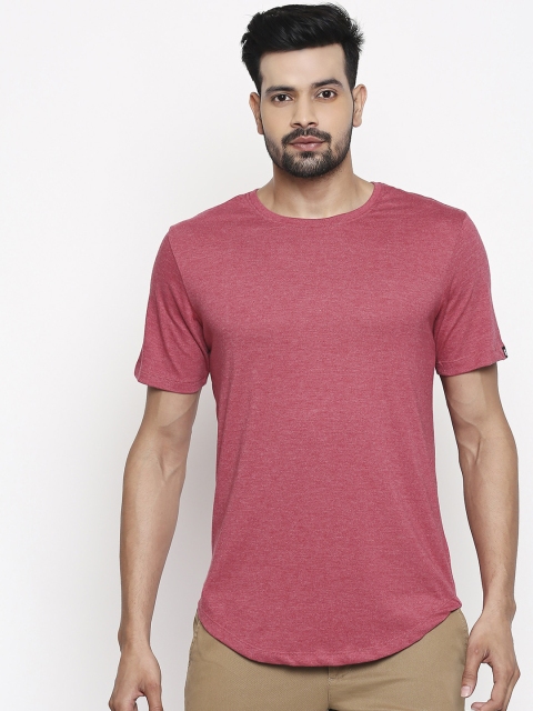 

The Souled Store Unisex Red Solid Round Neck T-shirt