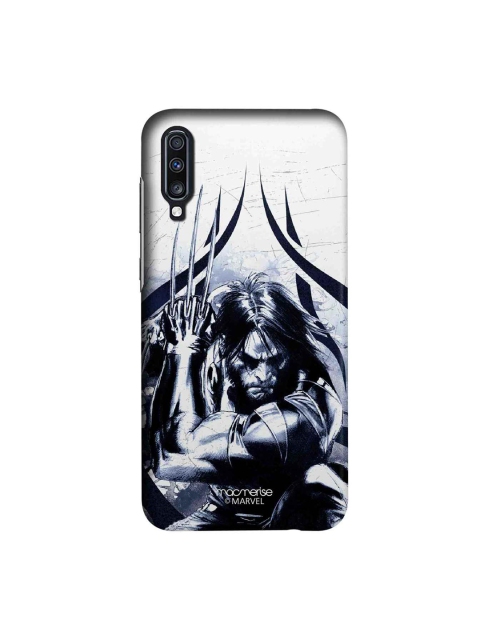 

macmerise White & Black Marvel Comics Lethal Logan Sublime Samsung Galaxy A70 Back Case