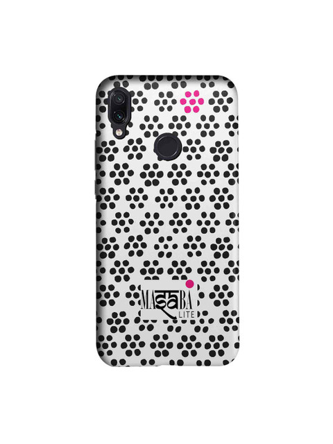 

macmerise Black & White Masaba Boondi Print Sublime Xiaomi Redmi Note 7 Back Case