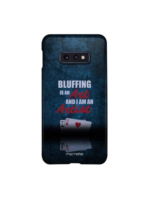 

macmerise Blue & White Art of Bluffing Sublime Samsung Galaxy S10E Back Case