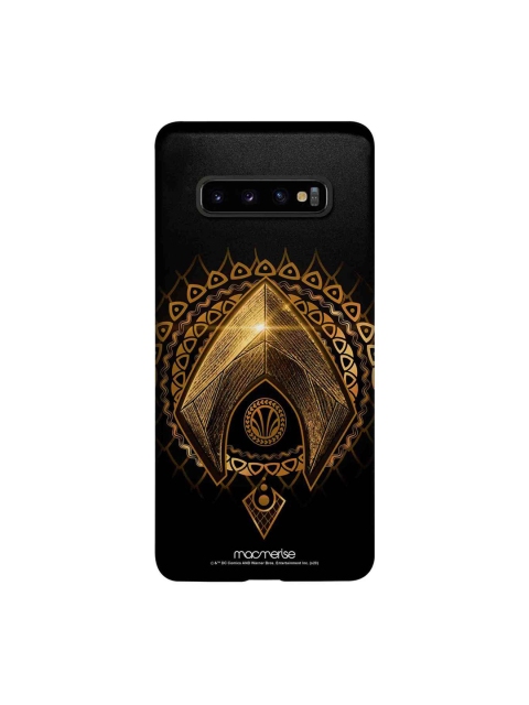 

macmerise Black & Gold-Toned Aquaman Logo Sublime Samsung Galaxy S10 Plus Back Case