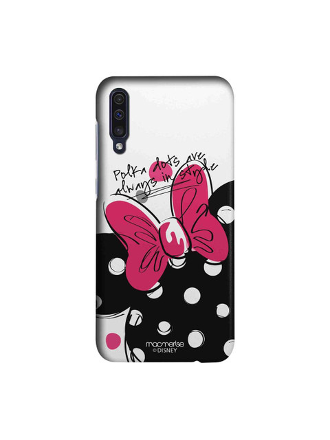 

macmerise White & Pink Disney Polka Minnie Sublime Samsung A50 Back Cover