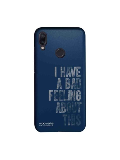 

macmerise Blue & Grey Bad Feeling Xiaomi Redmi Note 7 Back Case