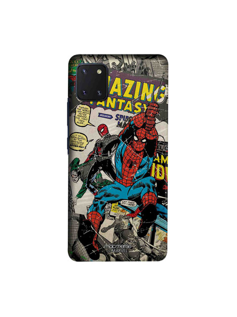 

macmerise Grey & Blue Comic Spidey Sublime Samsung Note10 Lite Back Cover