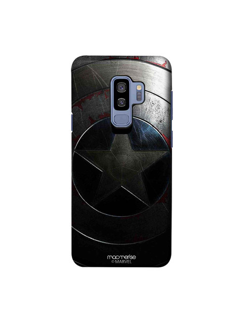 

macmerise Grey Marvel Comics Captains Shield Sublime Samsung Galaxy S9 Plus Back Case