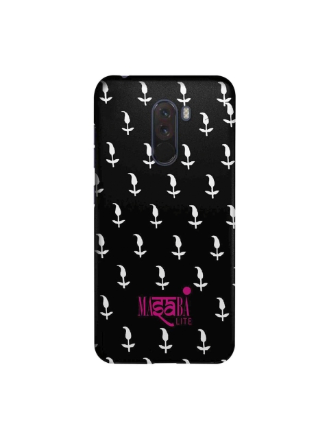 

macmerise Black & White Masaba Leaf Motif Sublime Xiaomi Poco F1 Back Case
