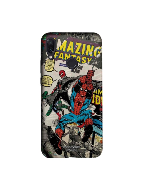 

macmerise Grey & Red Marvel Comics Spidey Sublime Xiaomi Redmi Note 7 Back Case