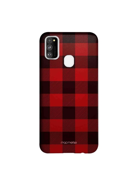

macmerise Red & Black Checkmate Sublime Samsung Galaxy M30S Back Case