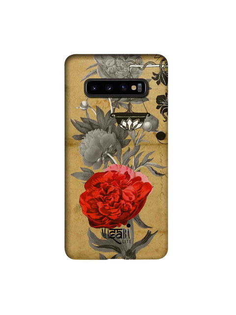 

macmerise Brown & Grey Masaba Floral Scale Samsung Galaxy S10 Plus Back Case