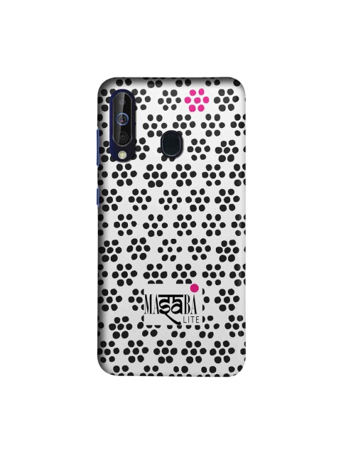 

macmerise Black & White Masaba Boondi Print Sublime Samsung Galaxy M40 Back Case