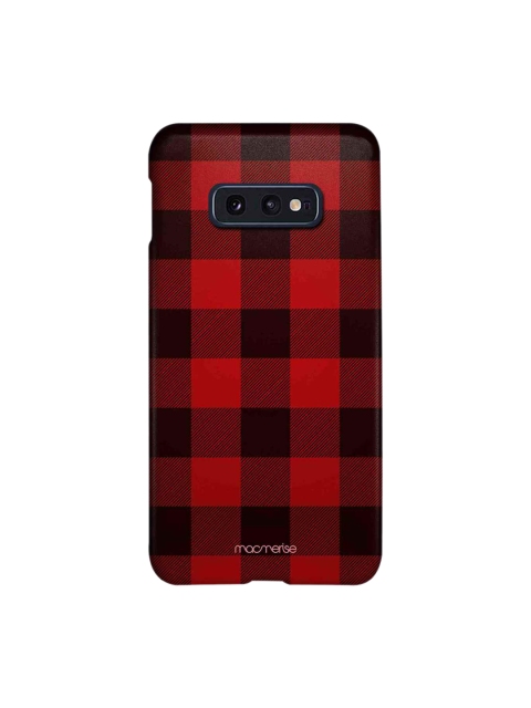 

macmerise Red & Black Checkmate Sublime Samsung Galaxy S10E Back Case