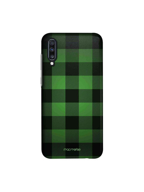 

macmerise Green & Black Checkmate Sublime Samsung Galaxy A70 Back Case