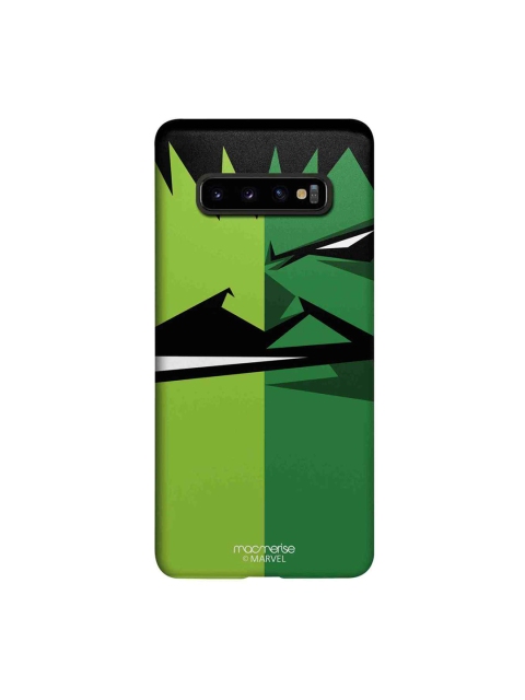 

macmerise Green & Black Marvel Comics Face Focus Hulk Sublime Samsung Galaxy S10 Plus Back Case