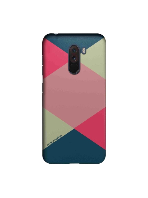 

macmerise Pink & Teal Blue Criss Cross Tealpink Xiaomi Poco F1 Back Case