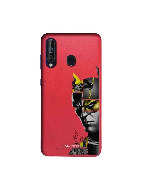 

macmerise Red & Grey DC Comics Bat Collage Sublime Samsung Galaxy M40 Back Case