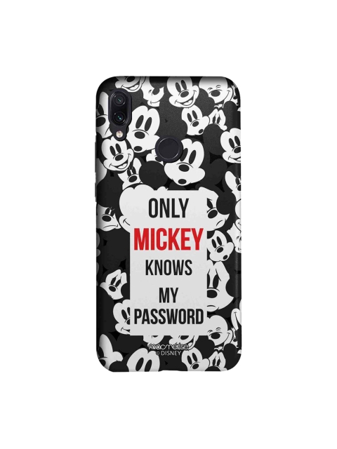 

macmerise Black & White Mickey Mouse My Password Xiaomi Redmi Note 7 Back Case