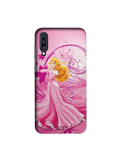 

macmerise Pink & Yellow Disney Aurora Sublime Samsung Galaxy A70 Back Case