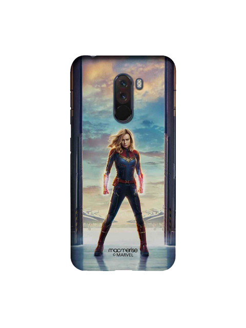 

macmerise Blue & Red Marvel Comics Captain Marvel Poster Sublime Xiaomi Poco F1 Back Case