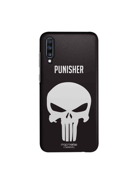 

macmerise Black & White Marvel Comics Punisher Symbol Sublime Samsung Galaxy A70 Back Case
