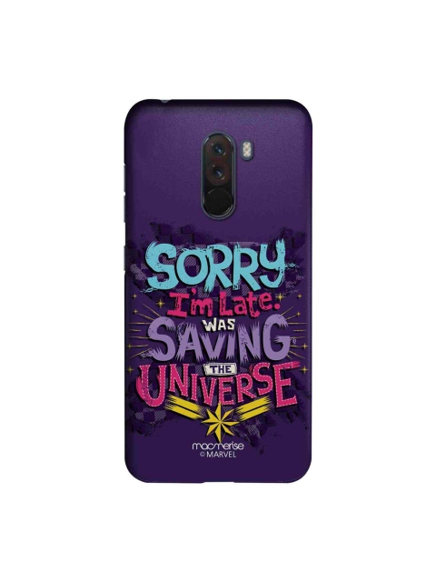 

macmerise Purple & Pink Marvel Comics Saving The Universe Sublime Xiaomi Poco F1 Back Case