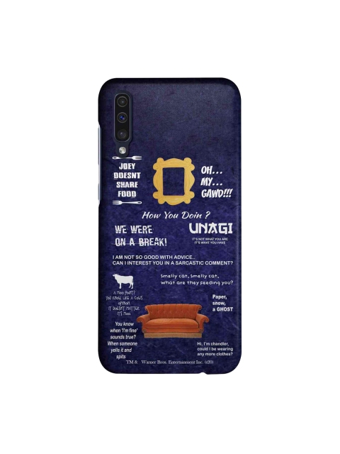 

macmerise Blue & White Friends Essentials Sublime Samsung Galaxy A50 Back Case