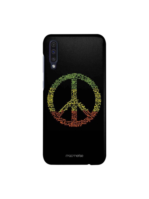 

macmerise Black & Yellow Symbol Of Peace Sublime Samsung A50 Back Cover