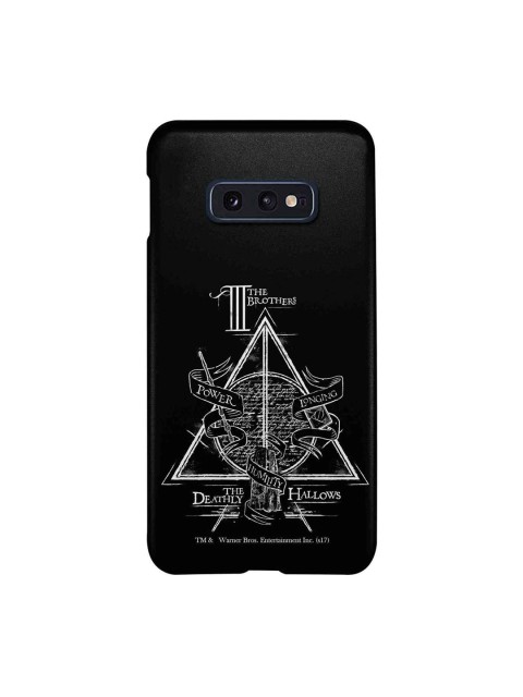 

macmerise Black & White Harry Potter The Deathly Hallows Sublime Samsung Galaxy S10E Back Case