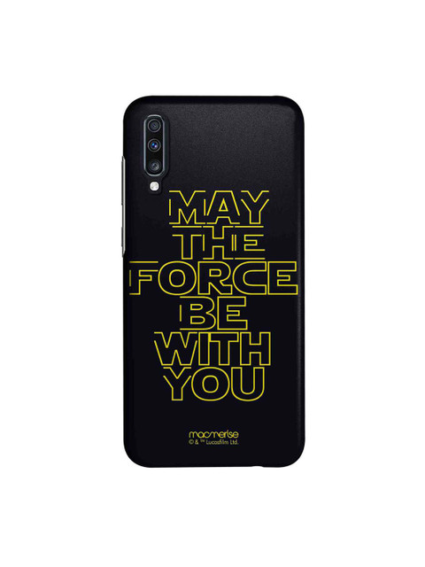 

macmerise Black & Yellow Classic Star Wars Sublime Samsung A70 Back Cover