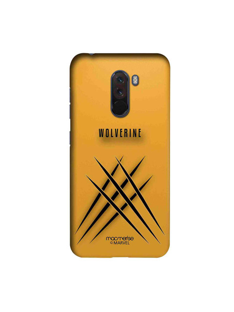 

macmerise Yellow & Black Marvel Comics Minimalistic Wolverine Xiaomi Poco F1 Back Case