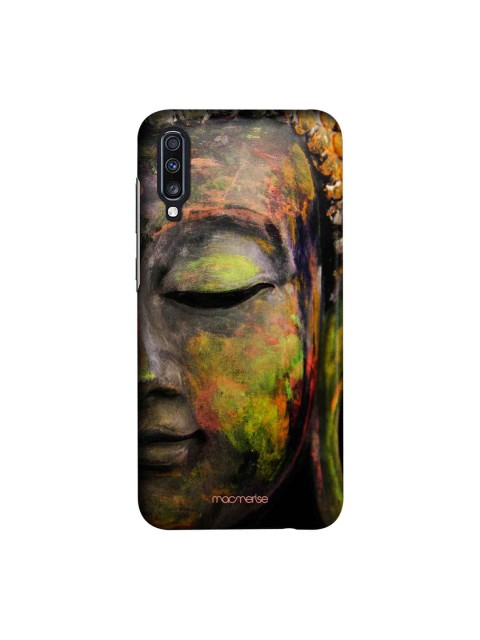 

macmerise Grey & Green Buddha Art Sublime Samsung Galaxy A70 Back Case
