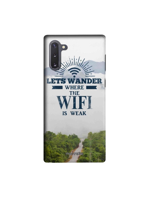

macmerise White & Blue Wander Without Wifi Sublime Samsung Galaxy Note 10 Back Case