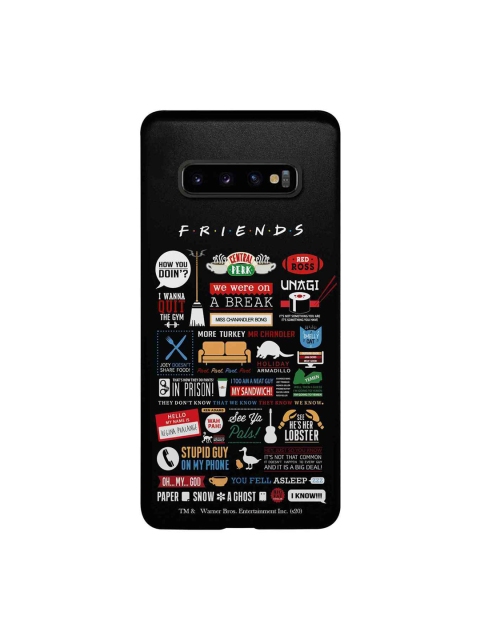 

macmerise Black & White Friends Infographic Samsung Galaxy S10 Plus Back Case