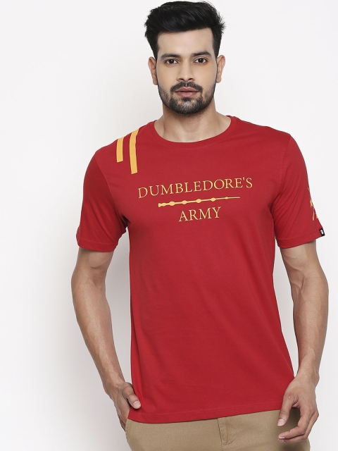 

The Souled Store Unisex Red Harry Potter Printed Round Neck T-shirt