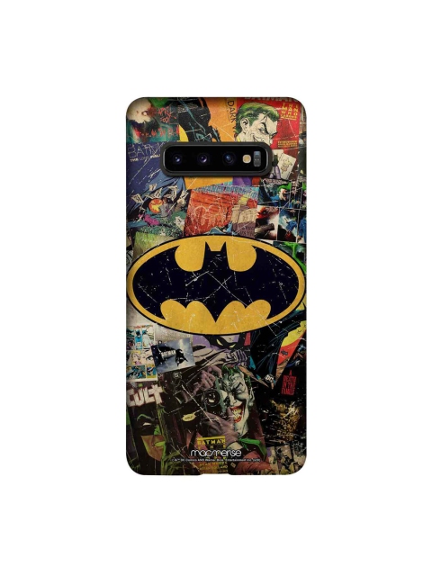 

macmerise Black & Yellow DC Comics Comic Bat Sublime Samsung Galaxy S10 Plus Back Cover