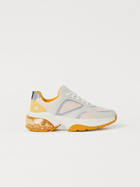 

H&M Women Yellow & White Trainers