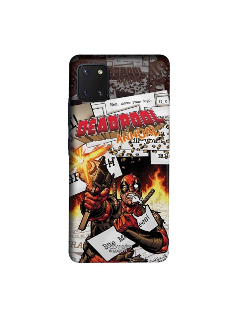 

macmerise Brown & White Comic Deadpool Sublime Samsung Note10 Lite Back Cover