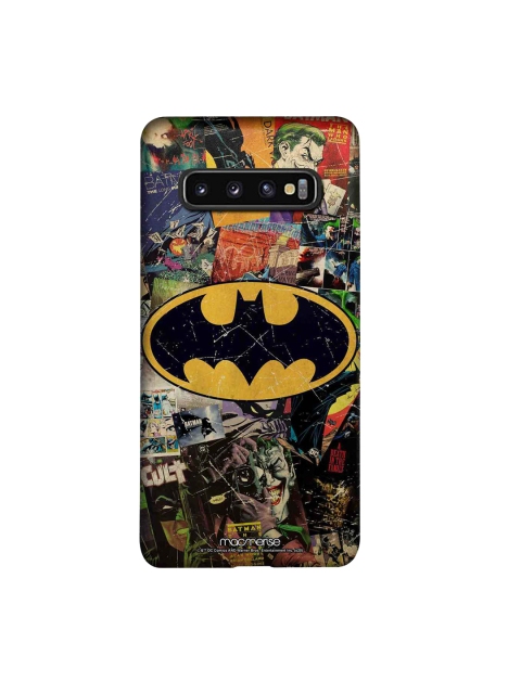 

macmerise Black & Yellow DC Comics Comic Bat Sublime Samsung Galaxy S10 Back Case