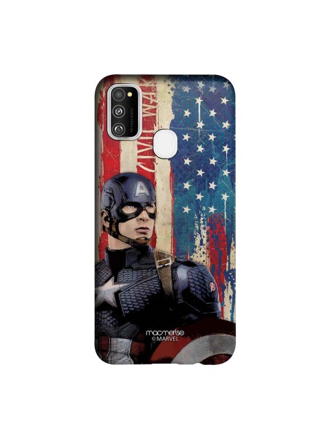 

macmerise macmerise Blue & Red Captain America Sublime Samsung Galaxy M30S Back Case