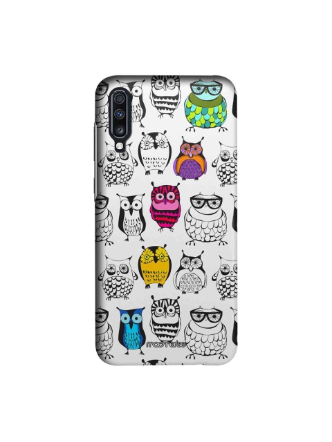 

macmerise White & Black Owl Art Sublime Samsung Galaxy A70 Back Case