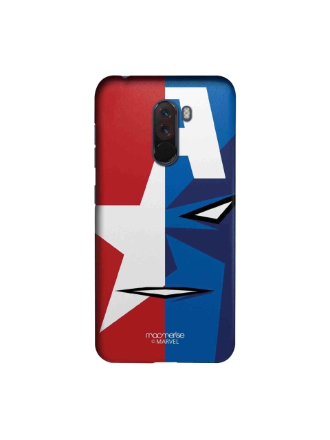 

macmerise Blue & Red Marvel Comics Face Focus Captain America Sublime Xiaomi Poco F1 Back Case