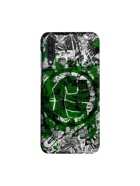 

macmerise Green & Black Marvel Comics Splash Out Hulk Fist Sublime Samsung Galaxy A50 Back Case